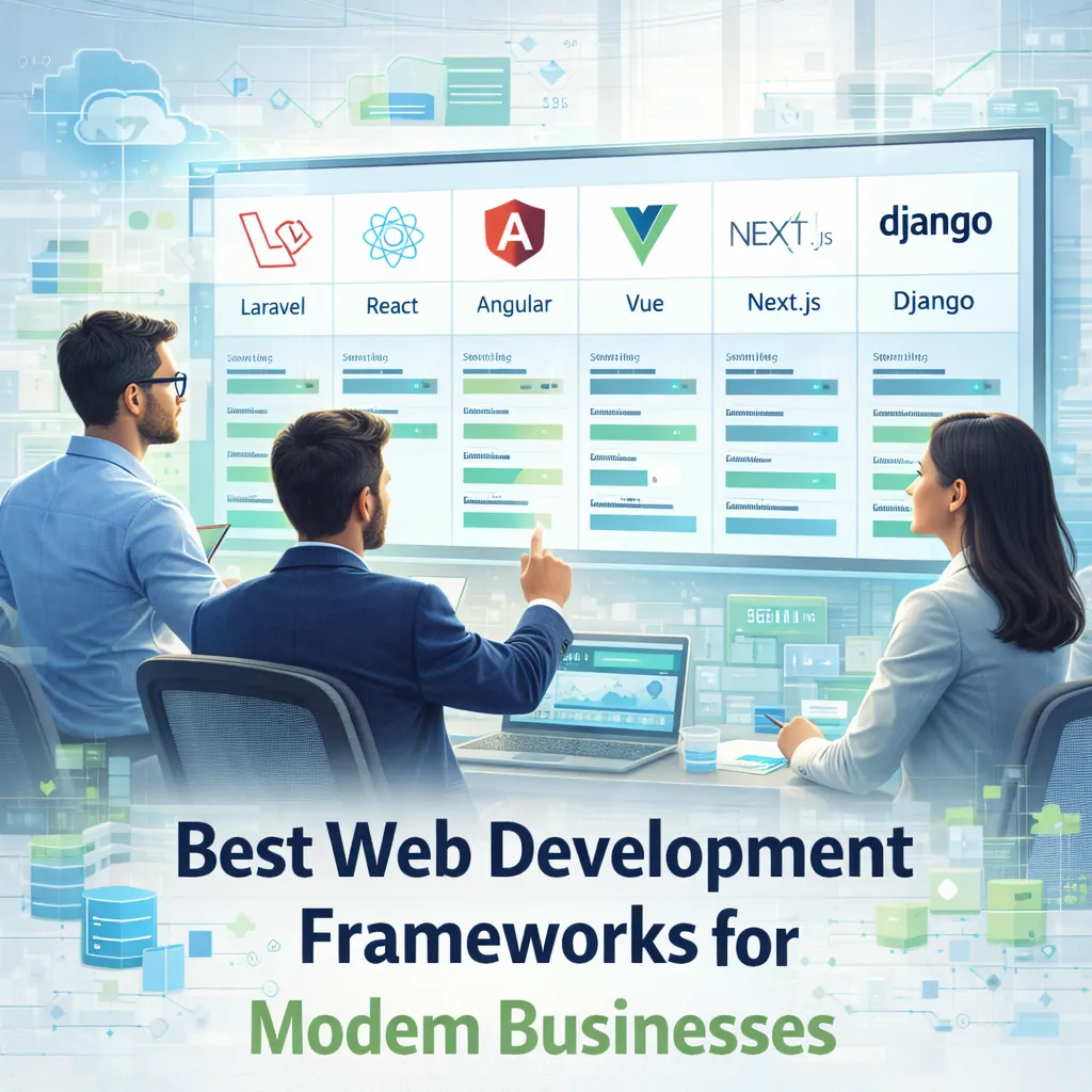 Best Web Development Frameworks for Modern Businesses