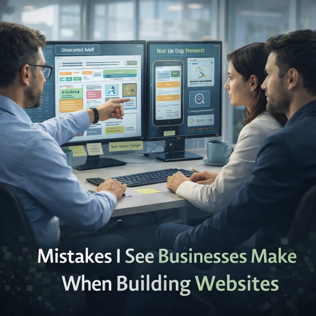 Mistakes I See Businesses Make When Building Websites